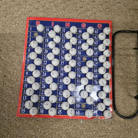 Deluxe Metal Bingo Cage Set + Taboo - Picture 3 of 3